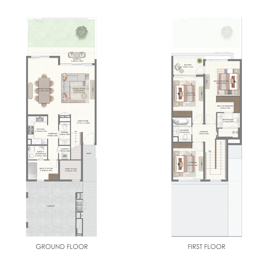 3 bedroom map