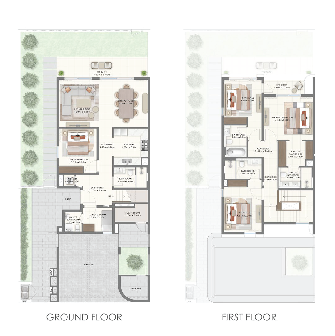 4 bedroom map