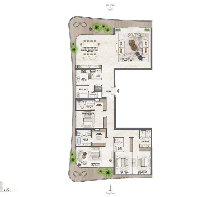 4-Bedroom plan