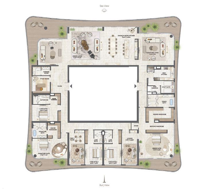 5-Bedroom plan
